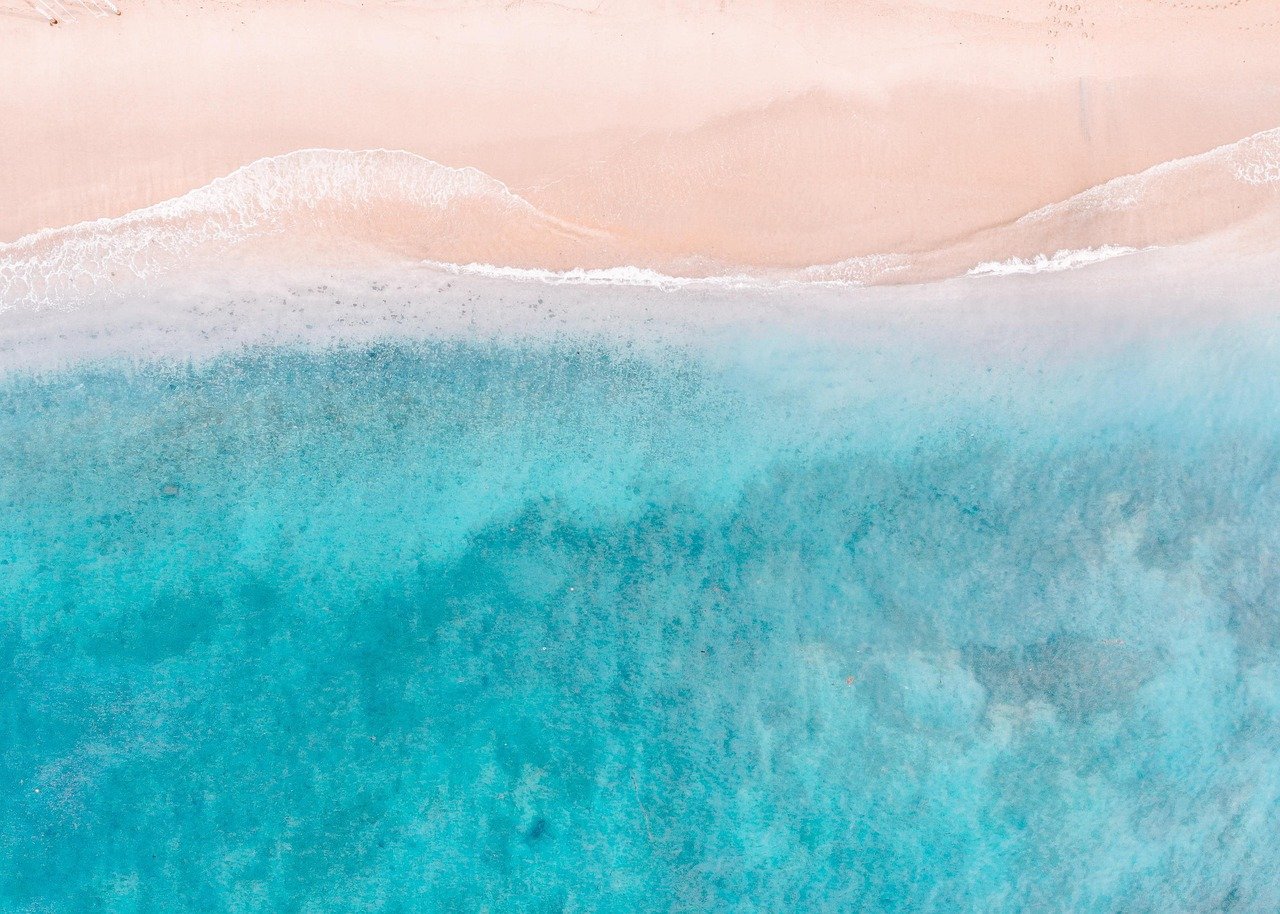 Coastal aerial view captured for drone mapping services Houston beach analysis