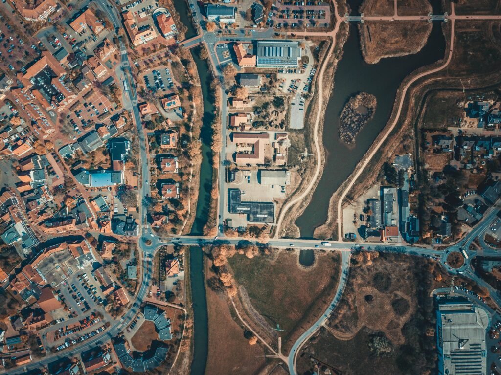 Drone mapping services Houston aerial imagery for commercial surveying and urban planning